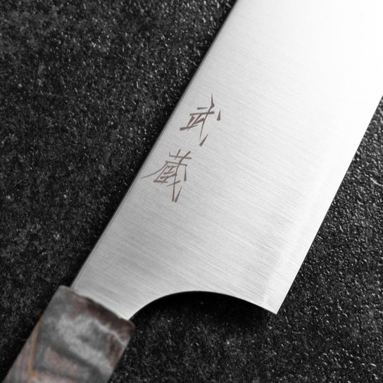 Bunka Blue Super Pulido Maple Handle 180 mm