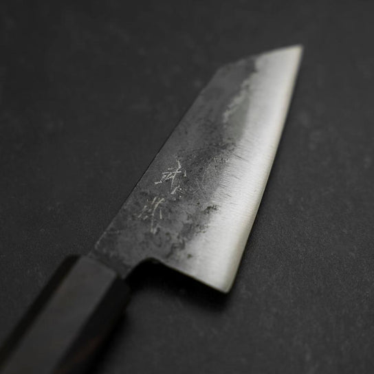 Kobunka Blue Steel #2 Kurouchi Mango de Ébano 80mm
