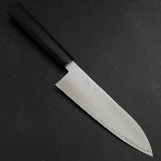 Santoku HAP-40 Pulido Mango de Ébano con Cuerno de Búfalo 180 mm