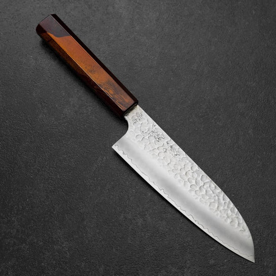 Santoku HAP-40 Tsuchime Mango Urushi Rojo 180mm
