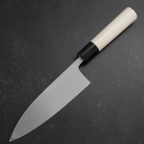 Aideba White Steel #2 Kasumi Buffalo Magnolia Handle 165mm-[Musashi]-[Japanese-Kitchen-Knives]