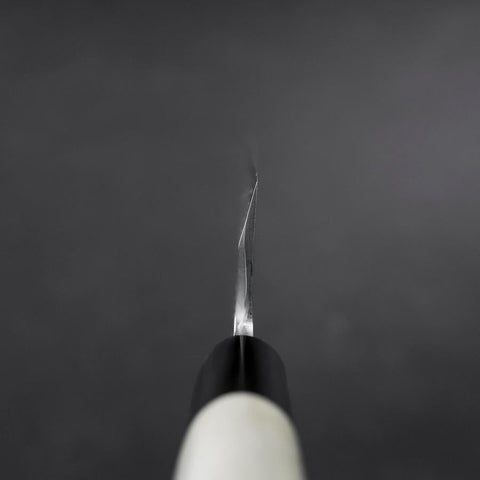 Aideba White Steel #2 Kasumi Buffalo Magnolia Handle 180mm-[Musashi]-[Japanese-Kitchen-Knives]