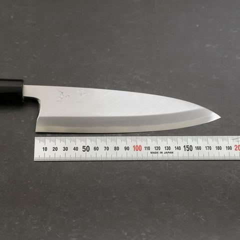 Aideba White Steel #2 Kasumi Buffalo Magnolia Handle 180mm-[Musashi]-[Japanese-Kitchen-Knives]