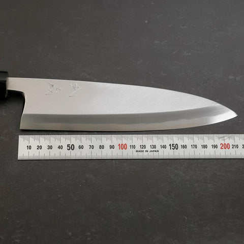 Aideba White Steel #2 Kasumi Buffalo Magnolia Handle 210mm-[Musashi]-[Japanese-Kitchen-Knives]