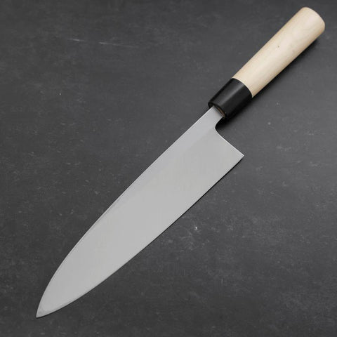 Aideba White Steel #2 Kasumi Buffalo Magnolia Handle 225mm-[Musashi]-[Japanese-Kitchen-Knives]
