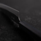 Ajikiri Blue Steel #1 Kurouchi Dark Blue Urushi Handle 145mm (5.7”)-[Musashi]-[Japanese-Kitchen-Knives]