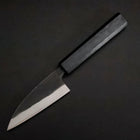 Ajikiri Blue Steel #2 Kurouchi Blue Urushi Handle 105mm-[Musashi]-[Japanese-Kitchen-Knives]