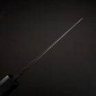 Ajikiri Blue Steel #2 Kurouchi Blue Urushi Handle 105mm-[Musashi]-[Japanese-Kitchen-Knives]