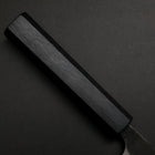Ajikiri Blue Steel #2 Kurouchi Dark Blue Urushi Handle 145mm (5.7”)-[Musashi]-[Japanese-Kitchen-Knives]