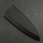 Black-Ishime Saya Sheath for Deba with Pin, 150mm-[Musashi]-[Japanese-Kitchen-Knives]