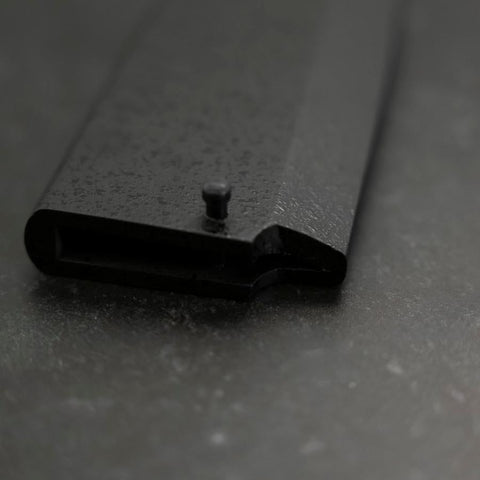 Black-Ishime Saya Sheath for Deba with Pin 180mm-[Musashi]-[Japanese-Kitchen-Knives]
