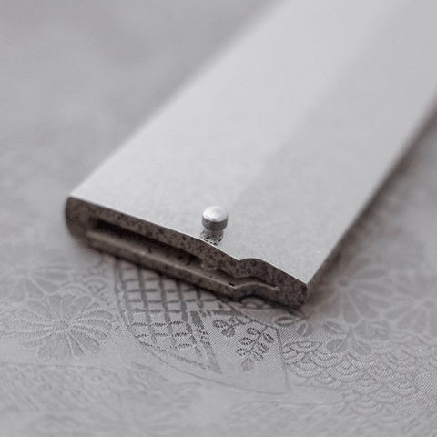 Funda Saya Negra-Ishime para Kiritsuke/ Bunka con Pasador 240mm