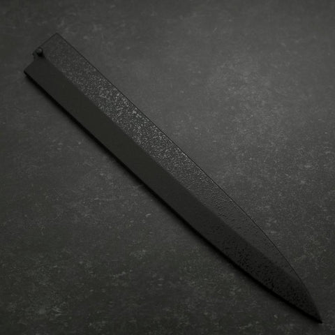 Black-Ishime Saya Sheath for Yanagiba with Pin 300mm (11.8”)-[Musashi]-[Japanese-Kitchen-Knives]