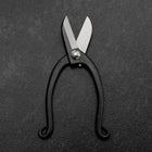 Black Musashi Flower Scissors Blue Steel #2 Undercuts Forged Handmade 165mm (6.5”)-[Musashi]-[Japanese-Kitchen-Knives]