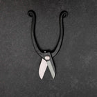 Black Musashi Flower Scissors Blue Steel #2 Undercuts Forged Handmade 165mm (6.5”)-[Musashi]-[Japanese-Kitchen-Knives]