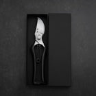 Black Musashi Pruning Shears / Garden Scissors B Type Forged Handmade 200mm (7.9”)-[Musashi]-[Japanese-Kitchen-Knives]