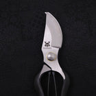 Black Musashi Pruning Shears / Garden Scissors B Type Forged Handmade 200mm-[Musashi]-[Japanese-Kitchen-Knives]