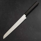 Bread knife VG-10 Tsuchime Ebony Handle 210mm-[Musashi]-[Japanese-Kitchen-Knives]