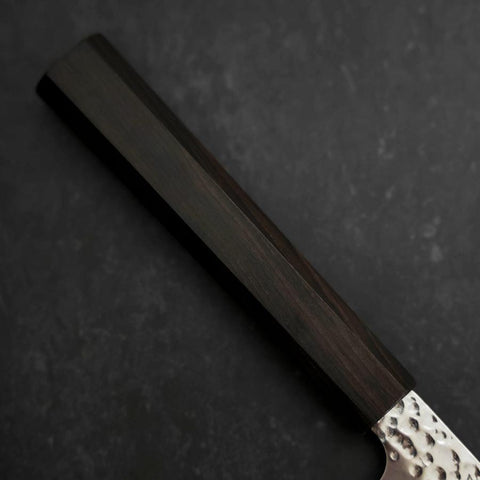 Bread knife VG-10 Tsuchime Ebony Handle 210mm-[Musashi]-[Japanese-Kitchen-Knives]