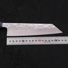 Bunka AUS-10 Nashiji Damascus Mirror Ocean Blue Handle 170mm (6.7”)-[Musashi]-[Japanese-Kitchen-Knives]