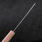 Bunka AUS-10 Nashiji Damascus Mirror White Urushi Handle 170mm-[Musashi]-[Japanese-Kitchen-Knives]