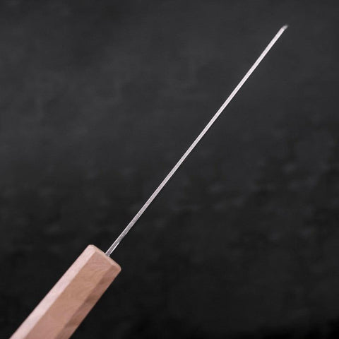 Bunka AUS-10 Nashiji Damascus Mirror White Urushi Handle 170mm-[Musashi]-[Japanese-Kitchen-Knives]