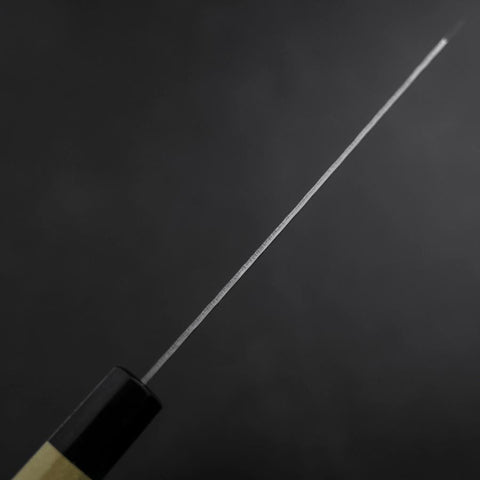 Bunka AUS-10 Tsuchime Damasco Mango de Magnolia con cuerno de Búfalo 170mm