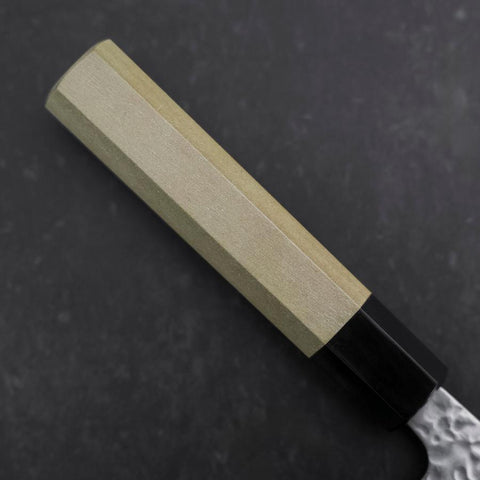 Bunka AUS-10 Tsuchime Damasco Mango de Magnolia con cuerno de Búfalo 170mm