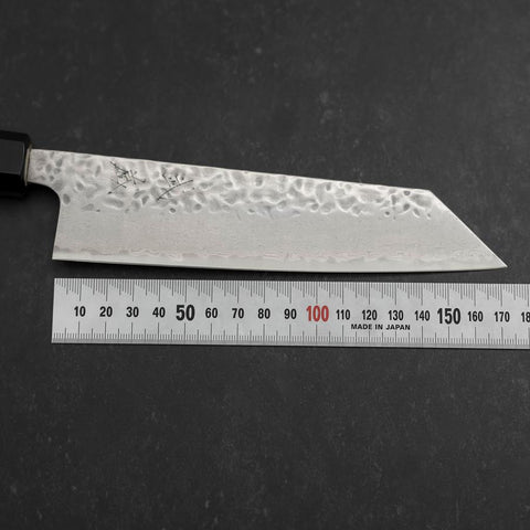Bunka AUS-10 Tsuchime Damasco Mango de Magnolia con cuerno de Búfalo 170mm