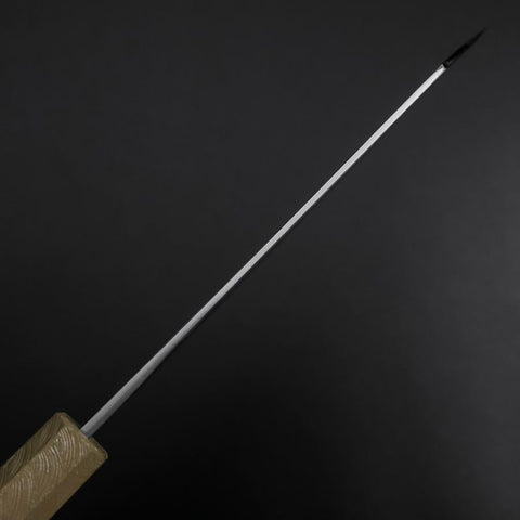 Bunka Blue Steel #1 Kurouchi Mango Urushi Blanco 170mm