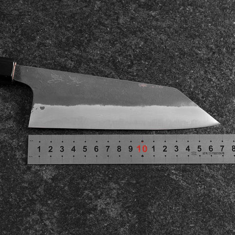 Bunka Blue Super Kurouchi Damascus Buffalo Walnut Handle 165mm (6.5”)-[Musashi]-[Japanese-Kitchen-Knives]