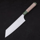 Bunka Blue Super Polished Maple Green Handle 180mm (7”)-[Musashi]-[Japanese-Kitchen-Knives]