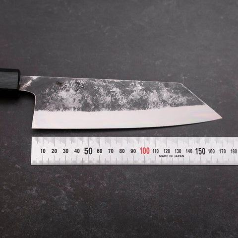 Bunka Blue Steel #1 Kurouchi Dark Blue Urushi Handle 170mm (6.7”)-[Musashi]-[Japanese-Kitchen-Knives]