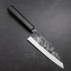 Bunka Blue Steel #1 Kurouchi Dark Blue Urushi Handle 170mm (6.7”)-[Musashi]-[Japanese-Kitchen-Knives]
