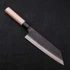 Bunka Blue Steel #1 Kurouchi Stainless Clad Buffalo Magnolia Handle 190mm-[Musashi]-[Japanese-Kitchen-Knives]