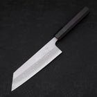 Bunka Blue Steel #2 Damascus Buffalo Ebony Handle 165mm-[Musashi]-[Japanese-Kitchen-Knives]