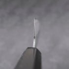 Bunka Blue Steel #2 Damascus Buffalo Ebony Handle 165mm-[Musashi]-[Japanese-Kitchen-Knives]