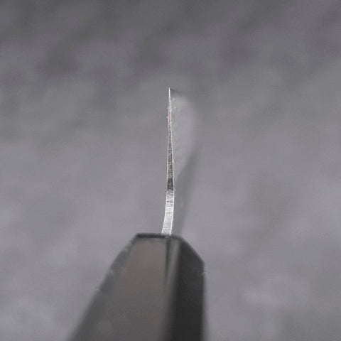 Bunka Blue Steel #2 Damascus Buffalo Ebony Handle 165mm-[Musashi]-[Japanese-Kitchen-Knives]