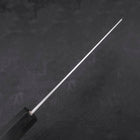 Bunka Blue Steel #2 Damascus Buffalo Ebony Handle 165mm-[Musashi]-[Japanese-Kitchen-Knives]