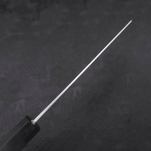 Bunka Blue Steel #2 Damascus Buffalo Ebony Handle 165mm-[Musashi]-[Japanese-Kitchen-Knives]