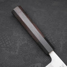Bunka Blue Steel #2 Damascus Buffalo Ebony Handle 165mm-[Musashi]-[Japanese-Kitchen-Knives]