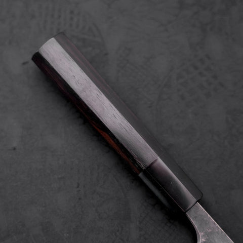 Bunka Blue Steel #2 Kurouchi Damascus Buffalo Ebony Handle 165mm (6.5”)