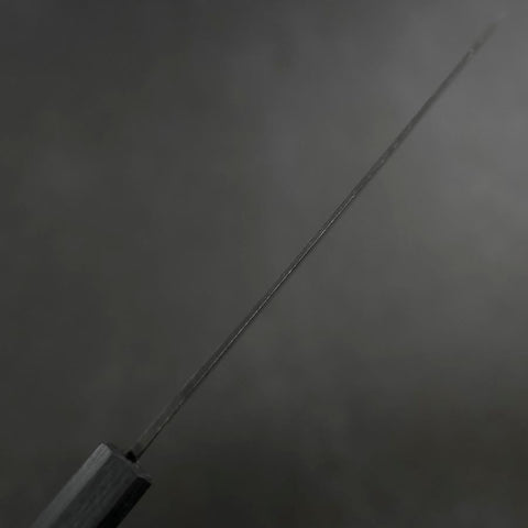 Bunka Blue Steel #2 Kurouchi Dark Blue Urushi Handle 190mm-[Musashi]-[Japanese-Kitchen-Knives]