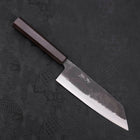 Bunka Blue Steel #2 Kurouchi Ebony Handle 165mm-[Musashi]-[Japanese-Kitchen-Knives]