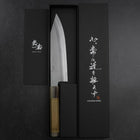 Bunka HAP-40 Polished Double Buffalo Capped Magnolia Handle 165mm (6.5”)-[Musashi]-[Japanese-Kitchen-Knives]