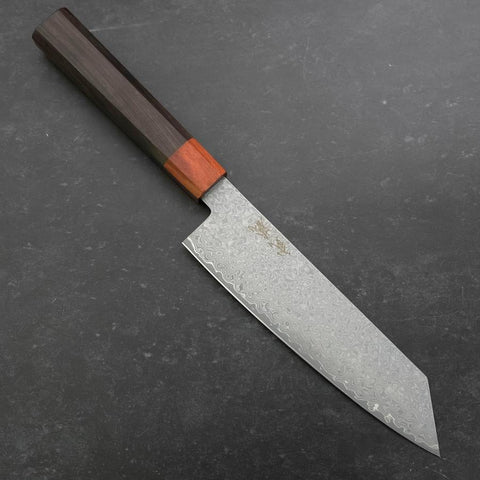 Bunka & Kiritsuke Petty VG-10 Damascus Shitan Ebony Sakura Set-[Musashi]-[Japanese-Kitchen-Knives]
