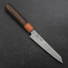 Kiritsuke Petty VG-10 Damascus Shitan Ebony Handle 130mm-[Musashi]-[Japanese-Kitchen-Knives]