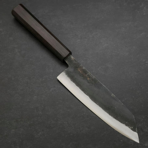 Bunka & Kobunka Blue Steel #2 Kurouchi Mango de Ébano Set Sakura