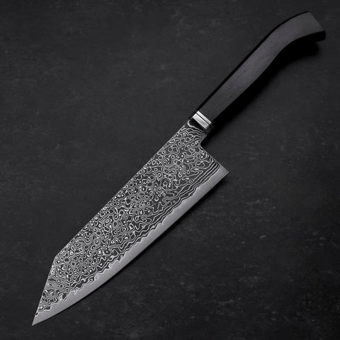 Bunka SG-2 Black Damascus Western Ebony Handle 180mm (7”)-[Musashi]-[Japanese-Kitchen-Knives]
