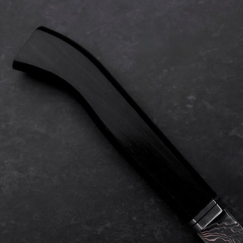 Bunka SG-2 Black Damascus Western Ebony Handle 180mm (7”)-[Musashi]-[Japanese-Kitchen-Knives]